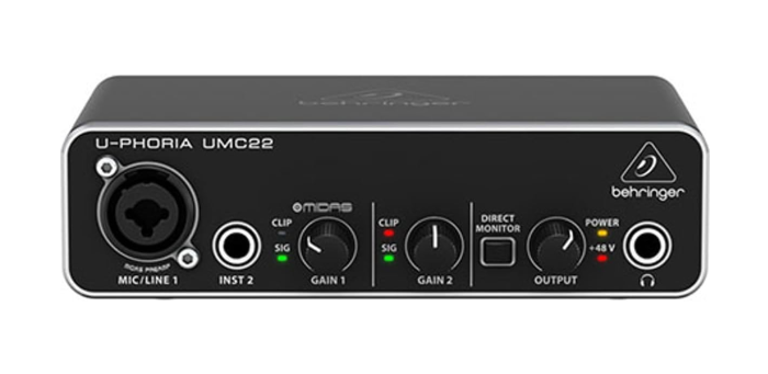 Interfata audio USB Behringer U-Phoria UMC22, negru [6]