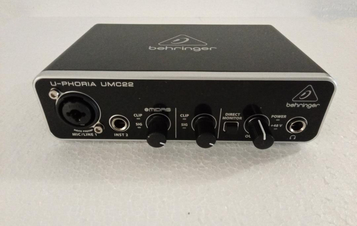 Interfata audio USB Behringer U-Phoria UMC22, negru [3]