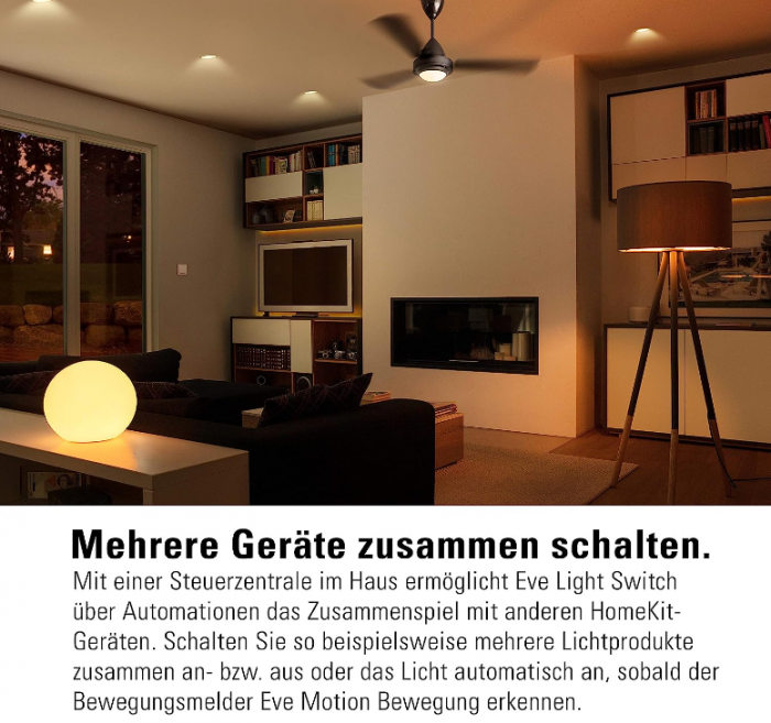 Intrerupator de lumină inteligent Eve Light Switch Bluetooth [7]