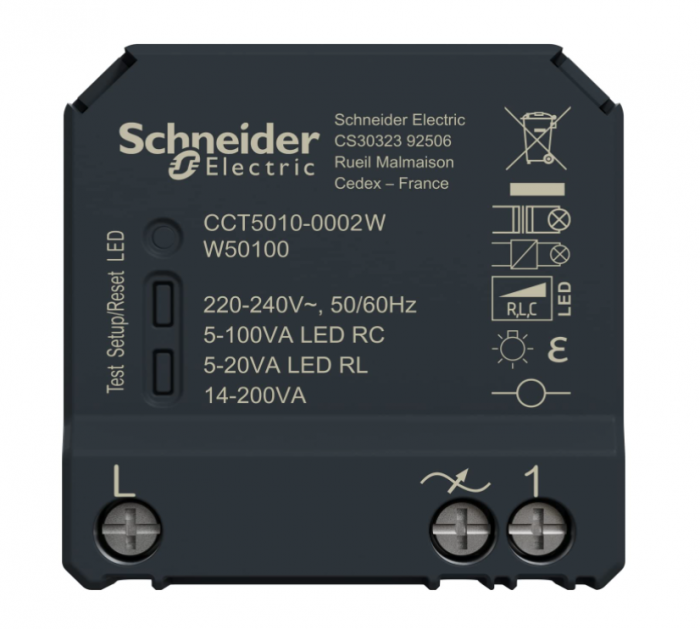 Intrerupator/micromodul Schneider Electric Wiser Smart Home, CCT5010-0002W [4]