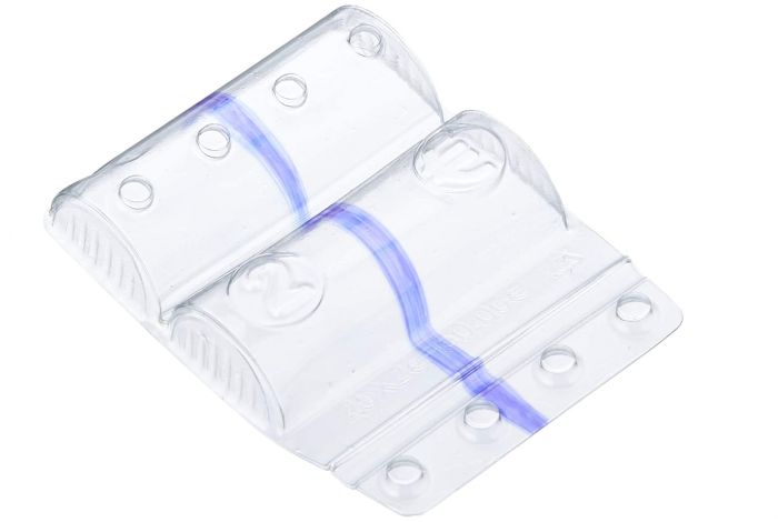 ITERNET Geantă de 100 huse de monede 2 Euro, Banda Violet [2]