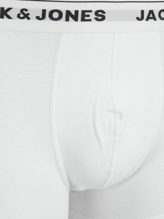 JACK & JONES Jactrunks Boxeri pentru bărbați, pachet de 5, Marimea XL, 3 albi si 2 gri [6]