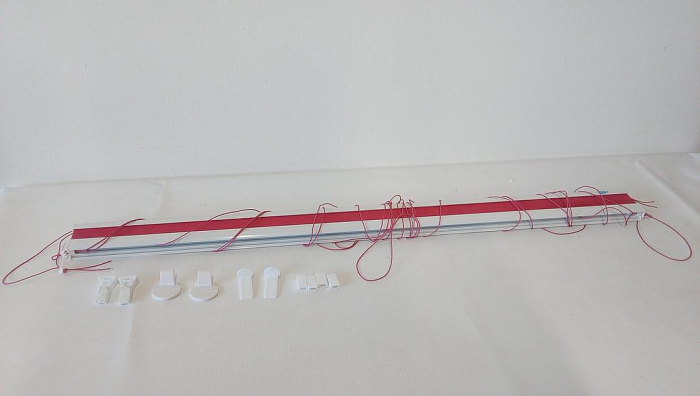 Jaluzea pliabila tip rulou K-home 634845-5, 80 x 130 cm, rosu [2]