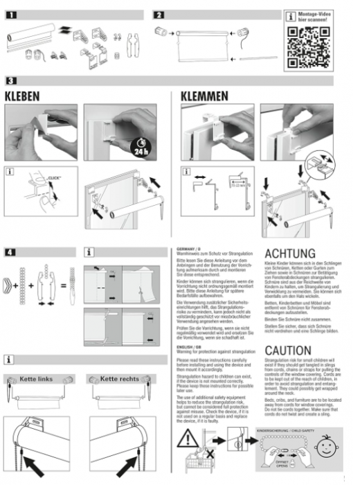 Jaluzea tip rulou Gardinia EASYFIX, alb, 60 x 150 cm [6]