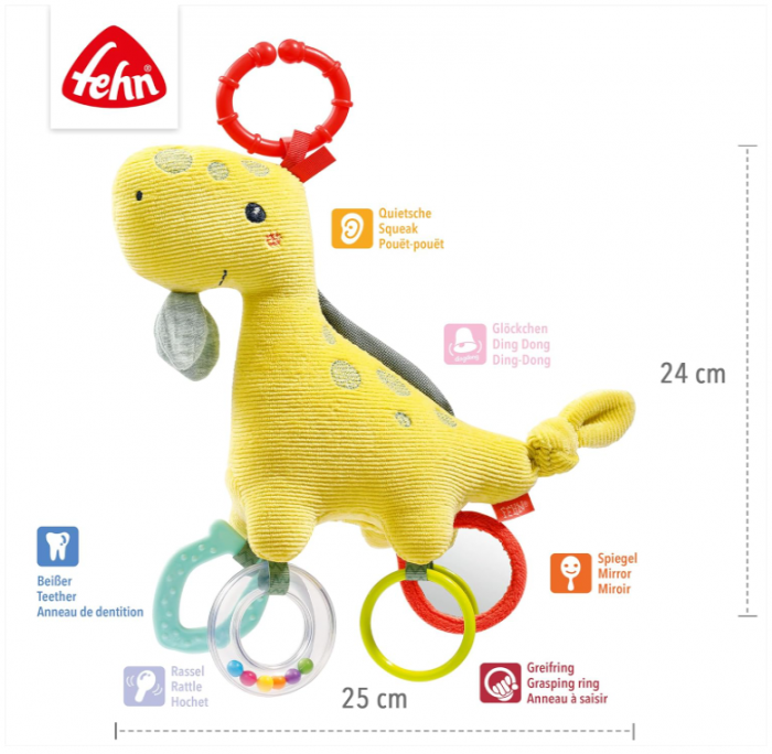 Jucărie interactiva dinozaur pentru abilități motorii Fehn 051162 [5]