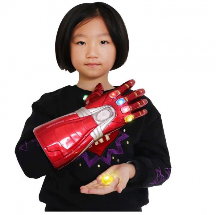 Jucarie Manusa lui Thanos cu LED-uri Infinity Stones, pietere pretioase detasabile cu magnet [6]