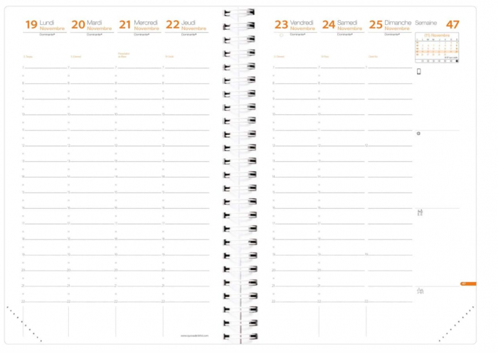 Agenda Quo Vadis cu bandă elastică, 16 x 24 cm, an 2023 [3]