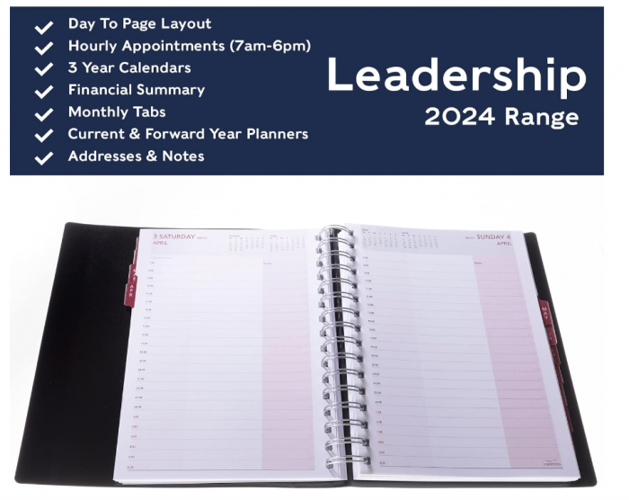 Jurnal zilnic Collins Leadership CP6744.99-24, Planificator de afaceri și organizator 2024 [7]