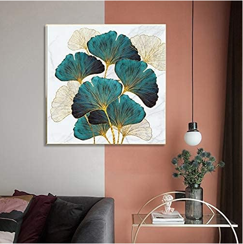 Kit de broderie KAMIERFA, DIY, fir de mătase Ginkgo, 50x50 cm [5]