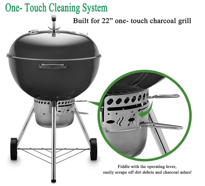 Kit de sistem de curățare a coșurilor de cărbune pentru gratar WELL GRILL 7403 & 7444 [8]