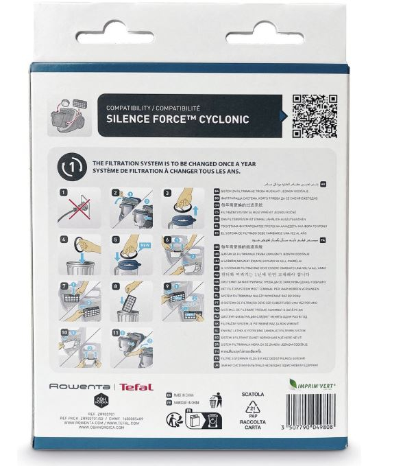 Kit de filtre HEPA GROUPE SEB ZR903701 pentru aspirator Silence Force Cyclonic [3]
