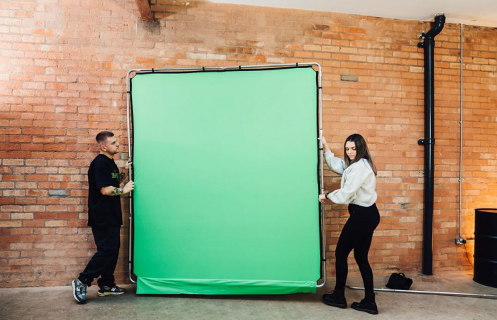 Kit Greenscreen pliabil Manfrotto EzyFrame fundal pentru fotografie/video 2 x 2,3 m, LL LB7946 [9]