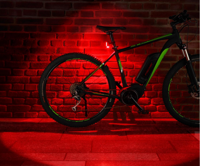 Kit lumini bicicleta LED Fischer, baterii reîncărcabile cu USB [6]