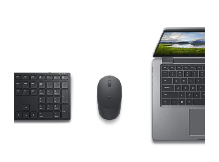 Kit tastatura + mouse wireless Dell Pro KM5221W, US International layout,negru [3]