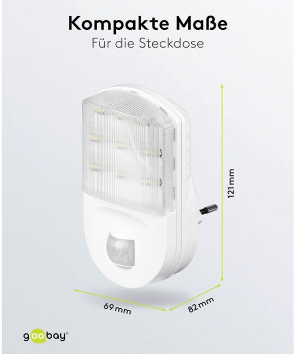 Lampa de noapte LED Goobay 96500, alb 6500K [4]