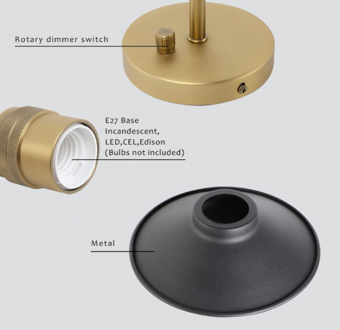 Lampă de perete vintage reglabila CeilSong [4]