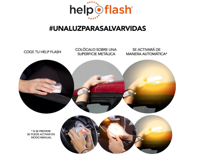 Lampa LED de urgenta Help Flash V16, Omologat [3]