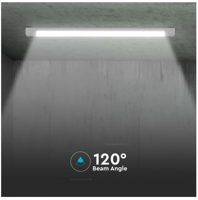 Lampa LED liniara V-TAC 60 CM, 20W, 2400 Lumeni, IP20, alb, 4000k [4]