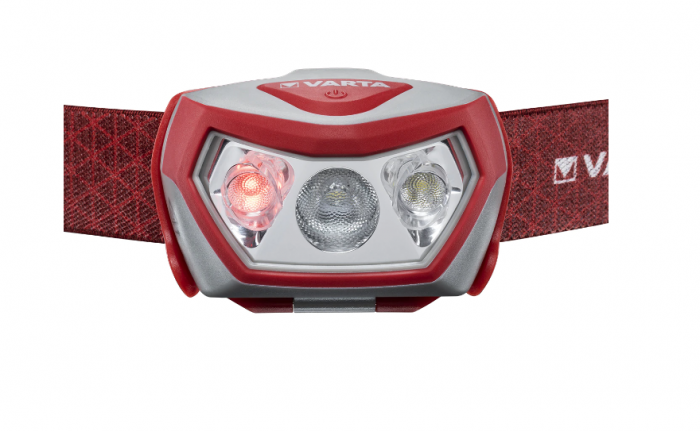 Lanterna LED frontala Varta H20 PRO, dimabila, 200 lm, lumina alba si rosie, IPX4, baterii incluse 3xAAA [5]