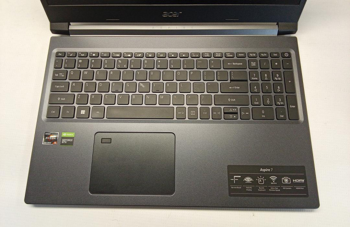 Laptop Gaming ACER Aspire 7 A715-42G, 15.6" Full HD, 8GB, SSD 512GB, Free DOS, negru [6]