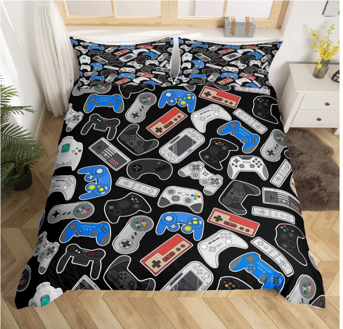 Lenjerie de pat reversabilă, microfibra, pentru copii [2]