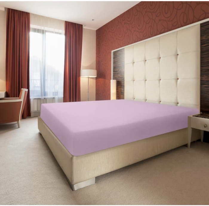 Lenjerie de pat Utopia, Cearceaf de pat 90 x 200 cm, roz [2]