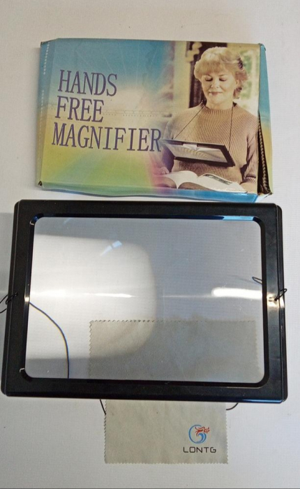 Lupă de birou cu lumina FLEAGE, Dimensiune A4 [4]