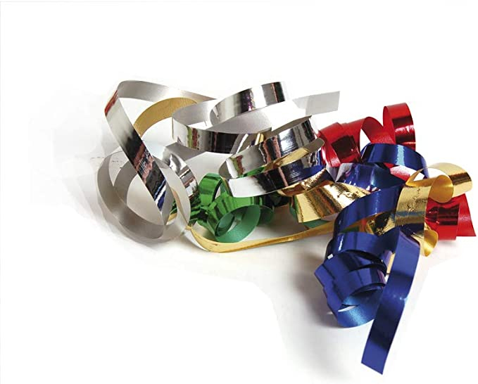 Maildor - Panglică satinată metalizată, 250 m x 7 mm, culoare aurie [2]