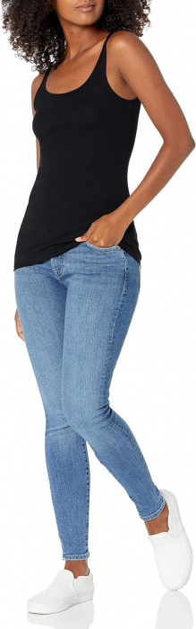 Maiou Amazon Essentials pentru femei, cu bretele subtiri, pachet de 2, Marimea M [7]