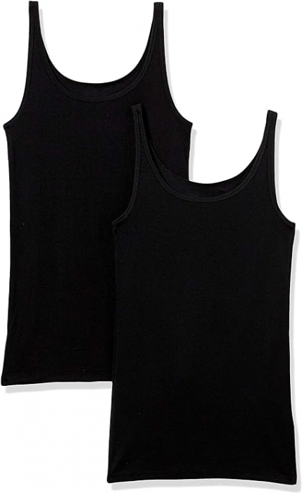 Maiou Amazon Essentials pentru femei, cu bretele subtiri, pachet de 2, Marimea M [1]