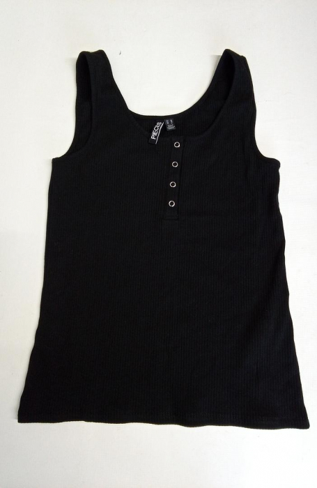 Maiou Damă PIECES Pckitte Tank Top Noos BC, negru, XL [3]