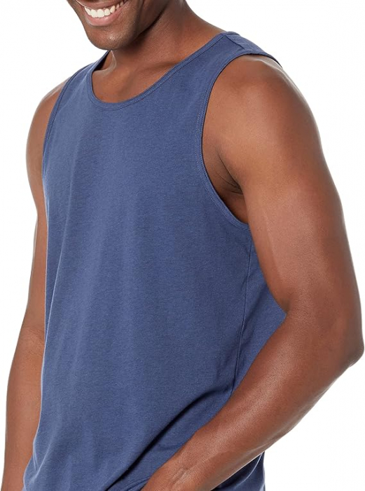 Maiou pentru barbati Amazon Essentials, Regular Fit, albastru, L [3]