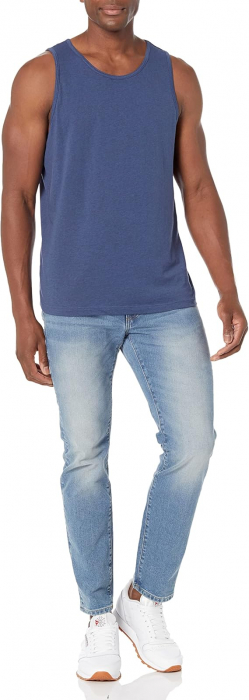 Maiou pentru barbati Amazon Essentials, Regular Fit, albastru, L [4]