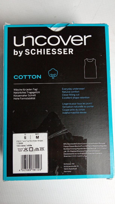 Maiou pentru bărbați Uncover by Schiesser (pachet de 2), Marimea M [3]