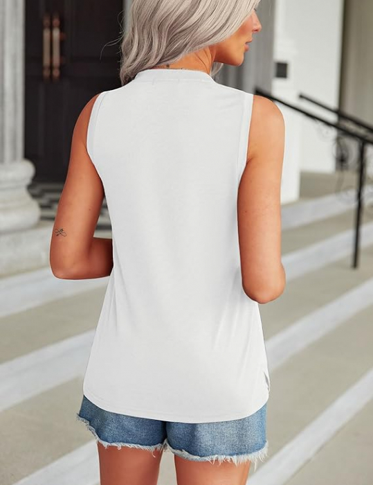 Maiou pentru femei Zeagoo, alb, M [5]