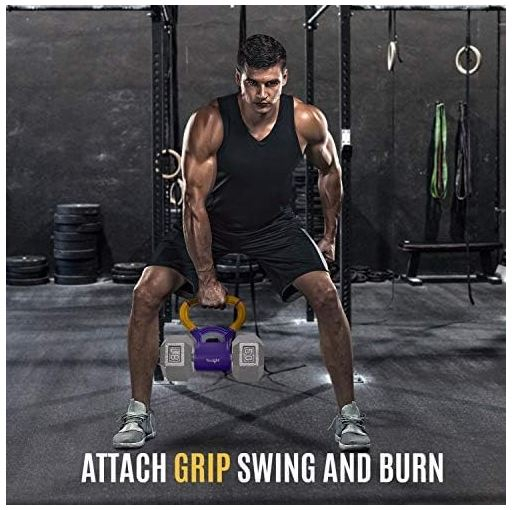 Mâner reglabil Yes4All pentru a transforma ganterele în Kettlebell [9]