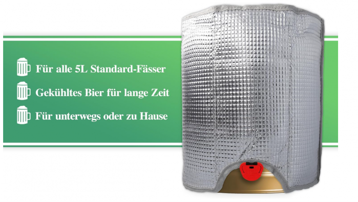 Manșon de răcire pentru butoi de bere de 5 L, Clauss Cl-60002 00 [5]
