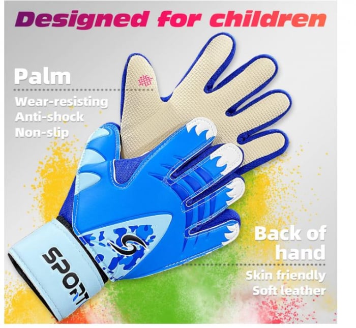 Mănuși de portar Sportout pentru copii, protecție dublă, 5 [5]