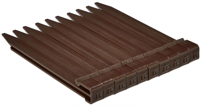 Margine pentru gazon Amazon Basics de 8 cm cu țepușe [5]