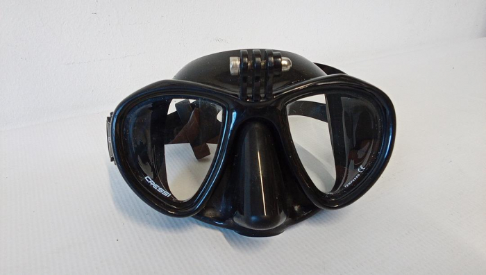 Mască de scufundari CRESSI Metis/Action Cam cu suport pentru camera video, mărime universala [3]