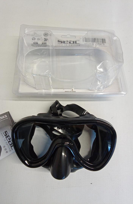 Mască de scufundări SEAC Salina SLT, unisex-adult, negru [2]