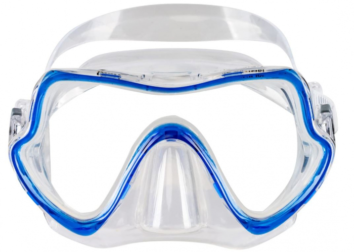 Mască de snorkeling  Mares Aquazone Pure Vision, pentru adulți, Unisex, Albastru, transparent [4]