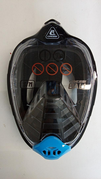 Masca snorkeling CRESSI Bali pe toată fața, lentilă anti-aburire [3]