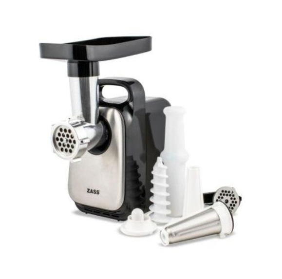 Masina de tocat carne cu accesoriu de rosii Zass ZMG 08, Putere 1300W, 1,3 kg carne/min [2]