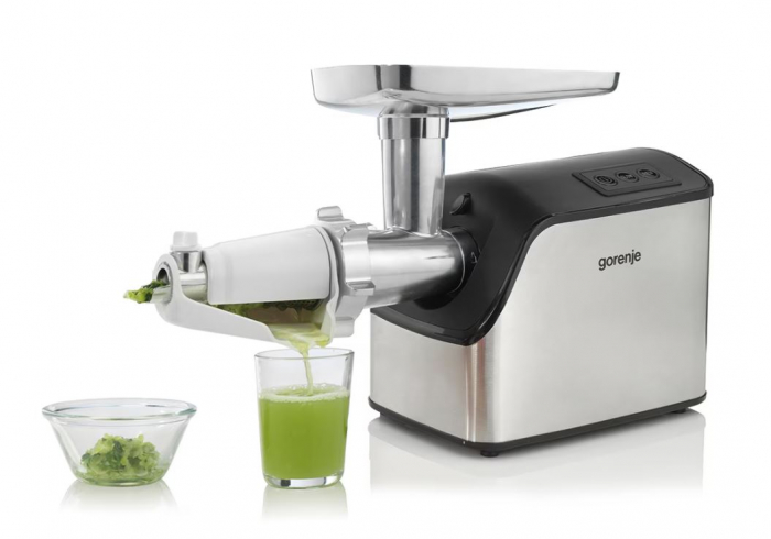 Masina de tocat carne GORENJE MG2202SXE, 2.2kg/min, 2200W, argintiu-negru [10]