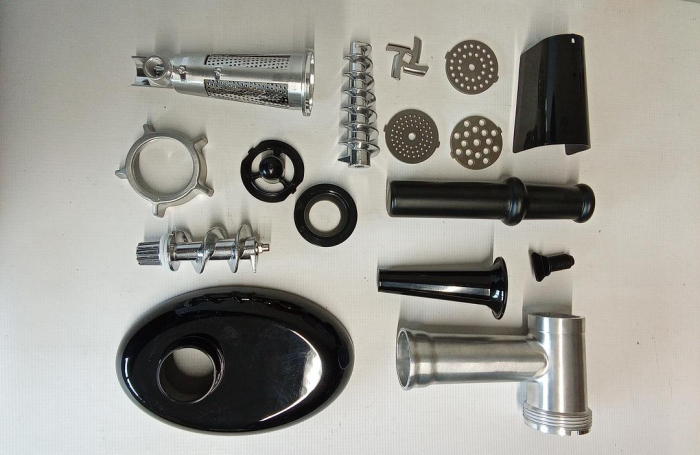 Masina de tocat carne VORTEX VO4018RD, 1kg/min, 1600W, accesoriu suc de rosii/carnati [4]