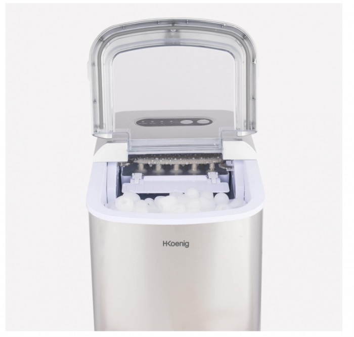 Mașină pentru cuburi de gheață H.Koenig KB20, 12 kg în 24 de ore, 2.1L, gata in 13 min [4]
