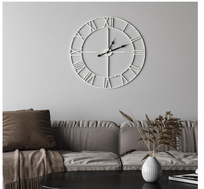 Maxstar Ceas de perete de 40 cm cu numere romane [2]