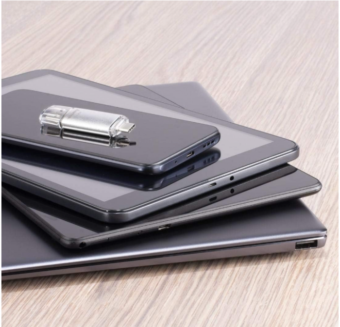 Memorie USB 128 GB Hama cu USB 3.0 & USB 3.1 de tip C, argintiu [5]