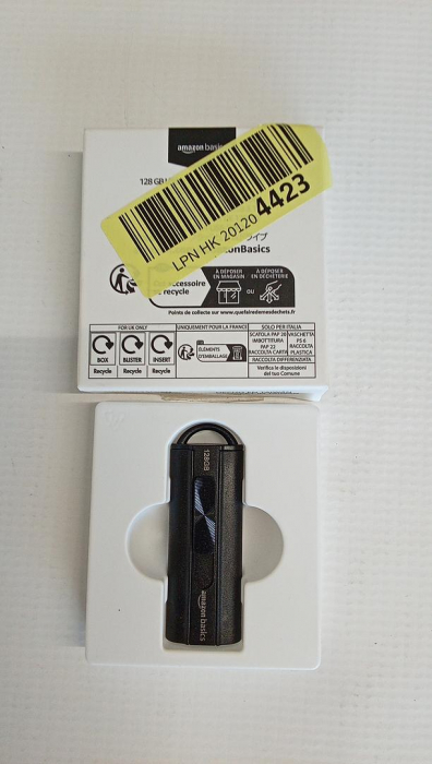 Memorie USB 3.1 de 128 GB Amazon Basics, 130 MB/s, negru [2]